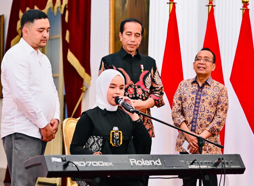 KAGUM : Presiden Joko Widodo (Jokowi) siap kerahkan pengikut Instagramnya untuk dukung Putri Ariani dalam America