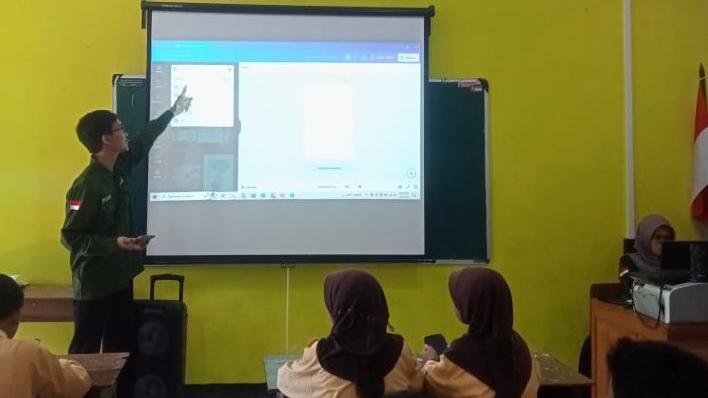 BELAJAR : Tim Kampus Mengajar Angkatan 5 SD Karangtengah Baru, Numpukan, Imogiri melaksanakan salah satu prokernya, Sabtu, 13 Mei 2023.
