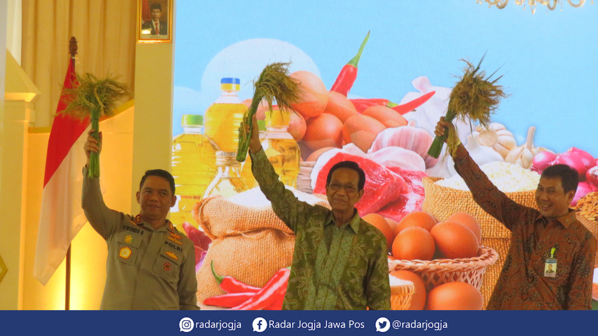 SEJAHTERA : Gubernur DIJ Hamengku Buwono X izinkan masyarakat manfaatkan tanah kas desa jadi lahan produktif pangan.