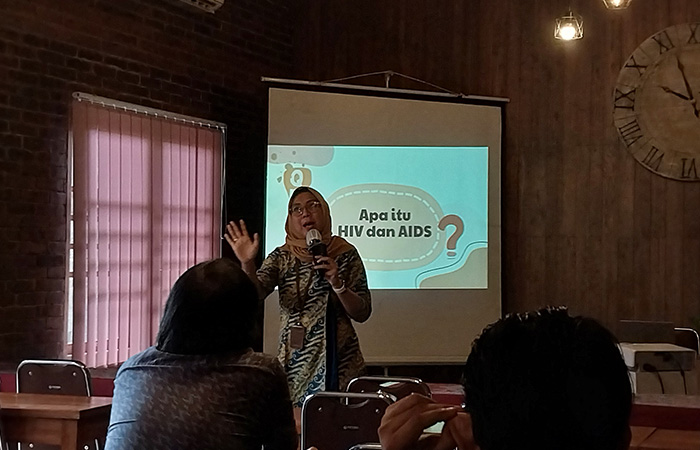 ILUSTRASI: Koordinator Jaringan Advokasi HIV dan AIDS (JAVA) DIJ.