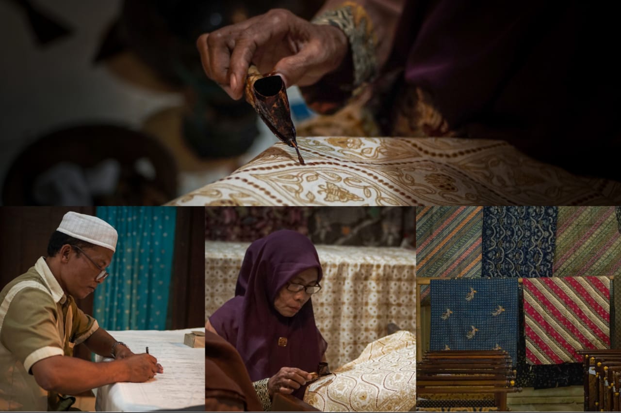 TRADISI : Batik Gunawan Setiawan adalah perusahaan batik tradisional yang berbasis di Desa Wisata Batik Kauman di Solo.