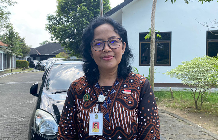 Kepala Dinas Perdagangan Kota Jogja Veronica Ambar Ismuwardani.