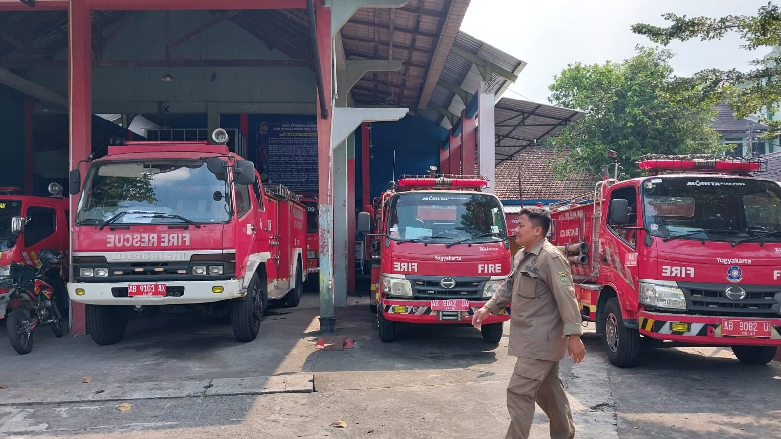 Pemerintah Kota Jogja menyediakan armada pemadam kebakaran. (Wulan Yanuarwati/Radar Jogja)