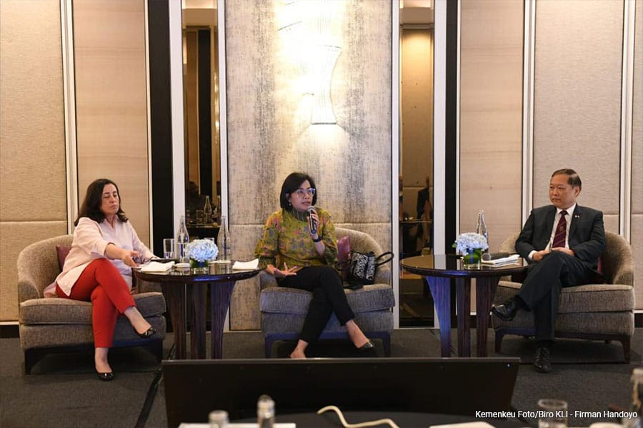 LEADERSHIP: Menkeu Sri Mulyani Indrawati menghadiri World Bank Regional Leadership Team Meeting untuk wilayah East Asia And The Pacific (EAP) di Kuala Lumpur Malaysia Senin (19/6/2023). (Dok Kemenkeu)