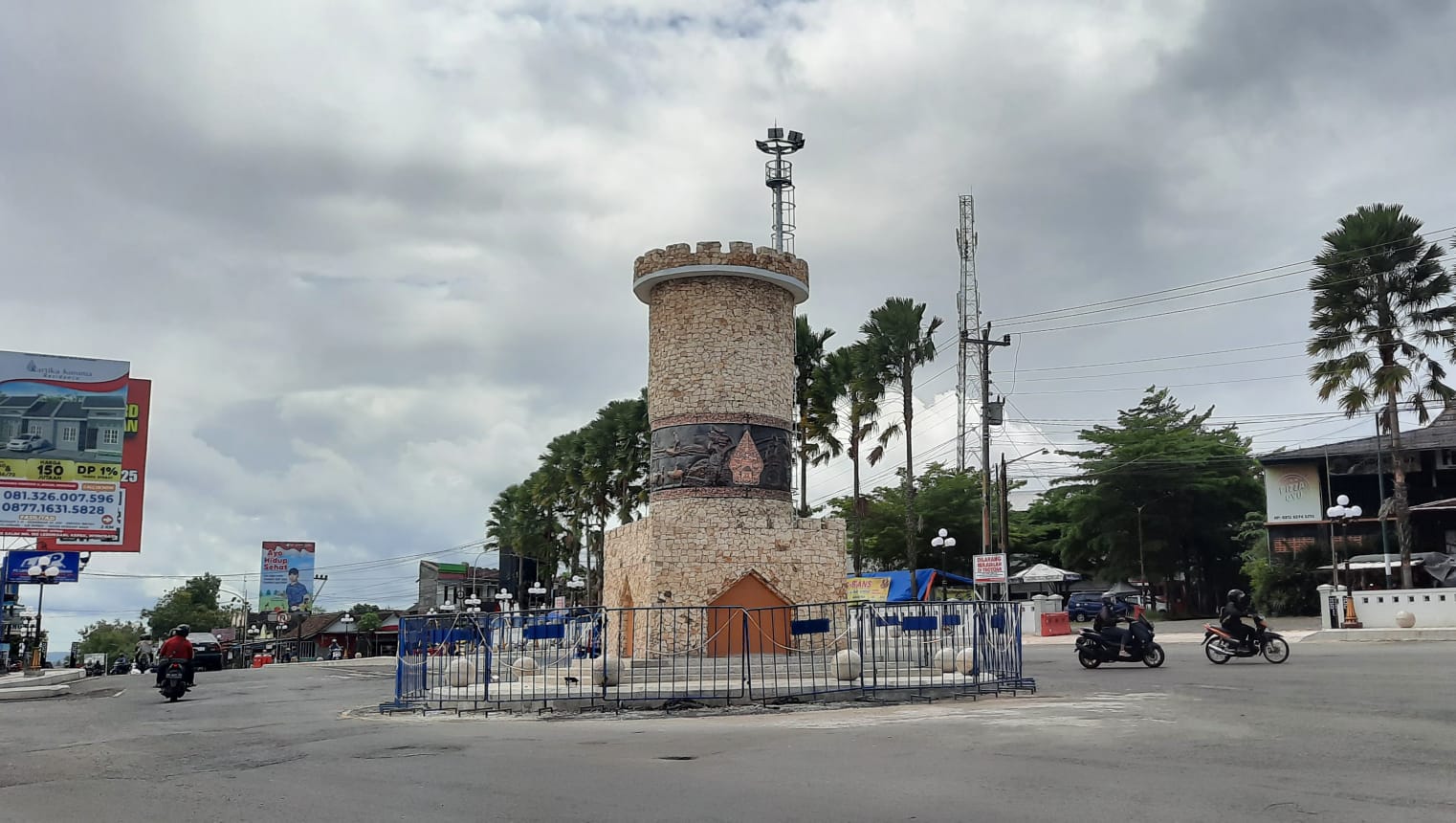 WAJAH BARU: Tugu Tobong Gamping, Siyono, Playen ini menjadi masuk dalam program strategis pembangunan Kabupaten Gunungkidul. (Gunawan/Radar Jogja).