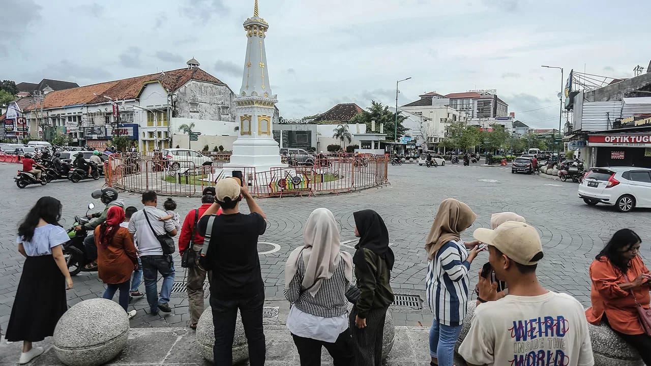 RAMAI: Presiden Jokowi cabut status pandemi Covid-19 jadi endemi. Target Kunjungan wisatawan Jogja perlu ditambah. (Dok Radar Jogja)