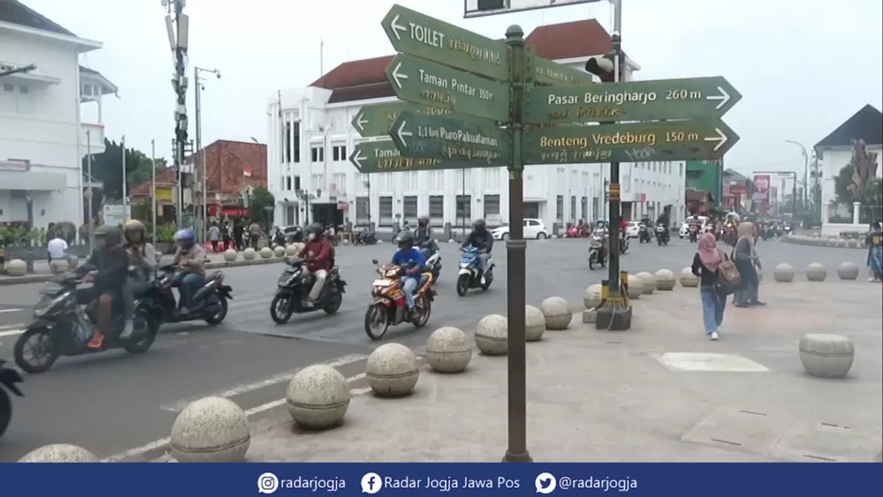 PUSAT KOTA: Kawasan Titik Nol Kilometer Jogja. (Dok Radar Jogja)