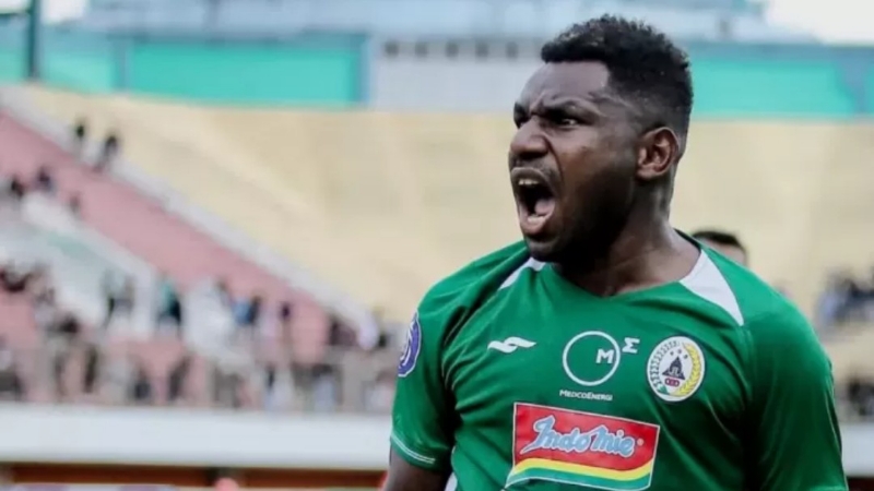 BINTANG: Ricky Cawor akan menjadi andalan PSS Sleman sekaligus ancaman Persija Jakarta saat bertanding di SUGBK nanti. (Badan Liga Indonesia)