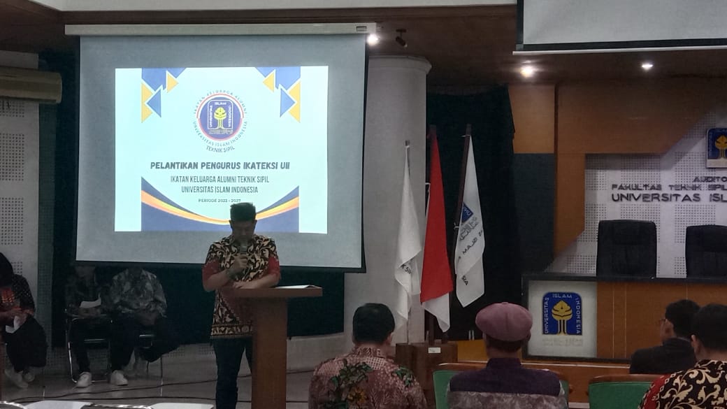 KONSTRUKSI: Ikatan Keluarga Alumni Teknik Sipil (Ikateksi) UII meluncurkan SKK Konstruksi. Ikateksi akan menjadi perantara para alumni dalam mendapatkan SKK Konstruksi. (Dok UII)