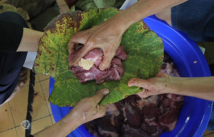 Ilustrasi daging hewan kurban Idul Adha 1444 Hijriah.