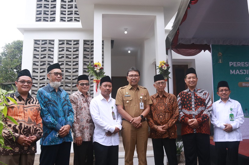 FASILITAS: Peresmian rumah bagi imam dan muadzin Masjid Syuhada Jogja. (Dok Pemkot Jogja)