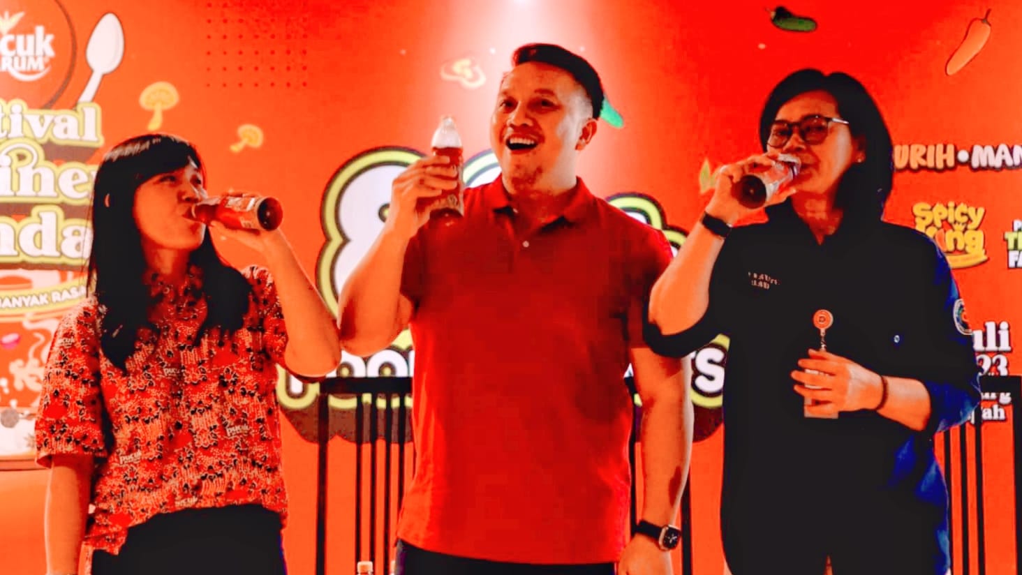 NIKMAT: Teh Pucuk Harum di acara Teh Pucuk Harum Festival Kuliner Legendaris &ldquo;Satu Nusa Banyak Rasa&rdquo;. (Istimewa)
