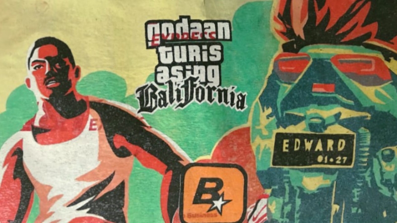 PERSPEKTIF: Karya yang akan dipamerkan dalam pameran bertajuk Matjan ke Seberang di Liberates Studio (LIBSTUD), Ngemplak Sleman, pada 15-17 Juli 2023. (Dok Matjan)