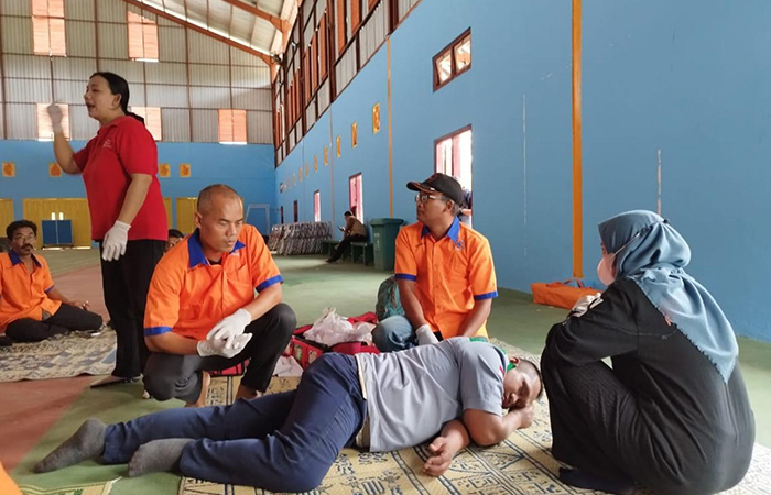 DESTANA: Pelatihan kebencanaan di Kalurahan Srihardono, Kapanewon Pundong, Bantul.