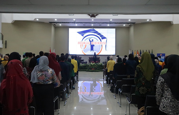 PAPARAN: Mahasiswa pemegang KIP-K dari 34 perguruan tinggi di Indonesia berpartisipasi dalam Rapimnas di Untidar, Sabtu (8/7/23).