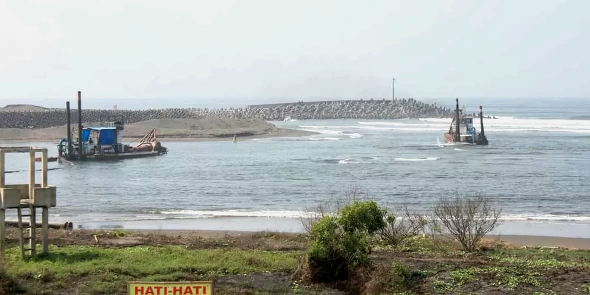 POTENSIAL: Pelabuhan Adikarto di Kulon Progo. (Dok Radar Jogja)