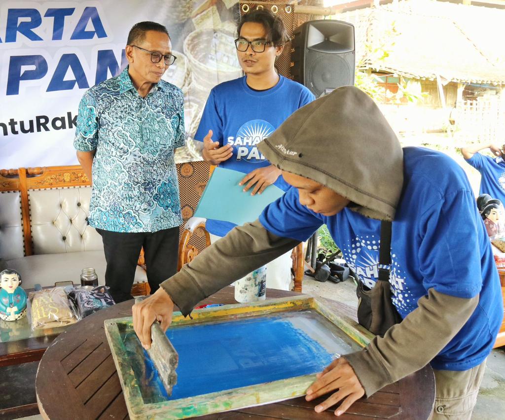 EKONOMI: Pelatihan sablon melibatkan Komunitas UMKM Daerah Istimewa Yogyakarta. (Istimewa)
