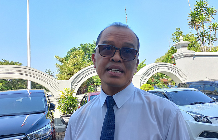 Sekprov DIJ Beny Suharsono di Kompleks Kepatihan kemarin (18/7/23).