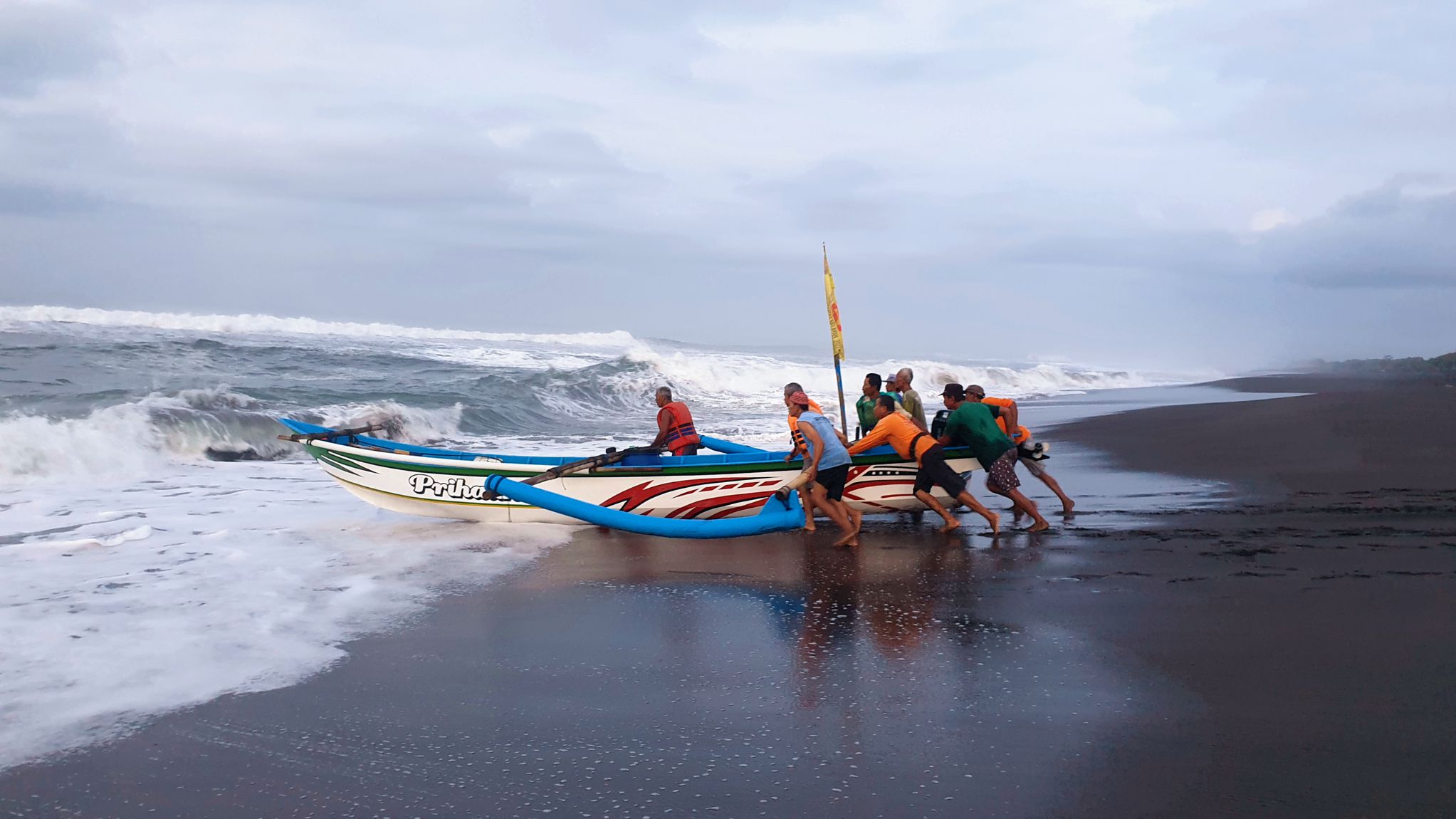 MENCARI IKAN: Nelayan berangkat mencari ikan. (Dok DKP Bantul)