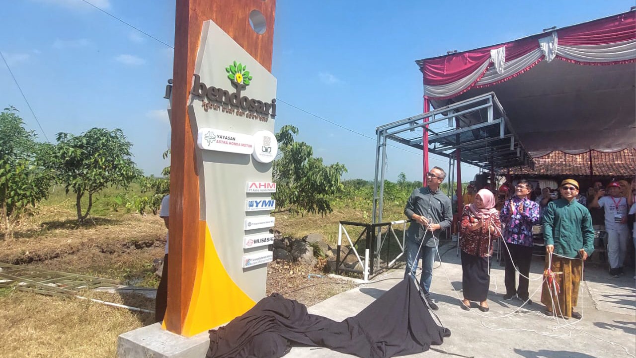 SATU HATI: Yayasan Astra Honda Motor (Yayasan AHM) menggelar KKN Tematik Satu Hati bersama UIN Sunan Kalijaga mengembangkan Desa Bendosari, Sleman, menjadi tujuan eduwisata. (Dok Yayasan AHM)