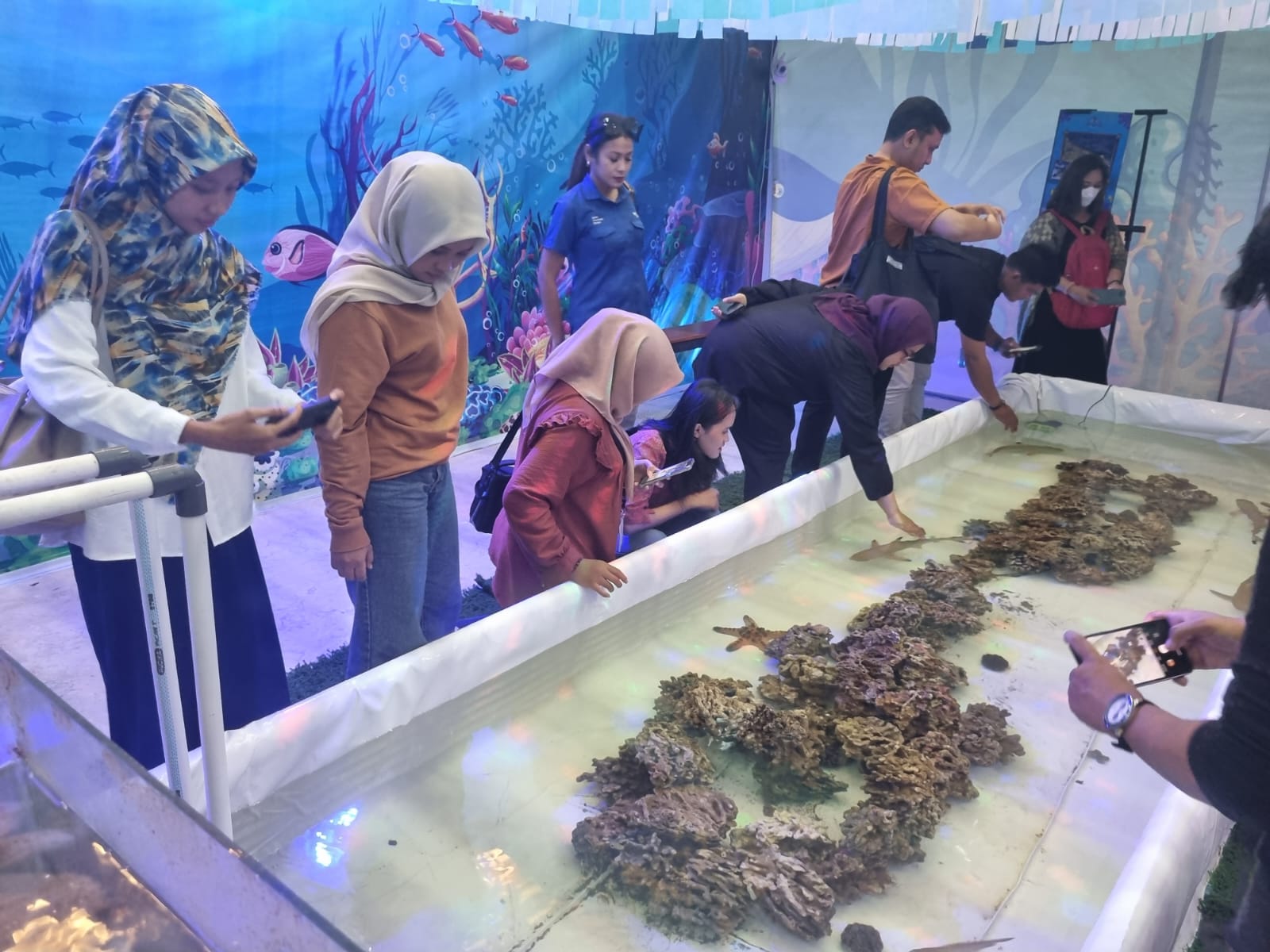 EDUKASI: Petualangan Samudera yang berlangsung di SCH diproyeksikan jadi wadah edukasi dan rekreasi bagi anak-anak dan keluarga. (Fahmi Fahriza/Radar Jogja)