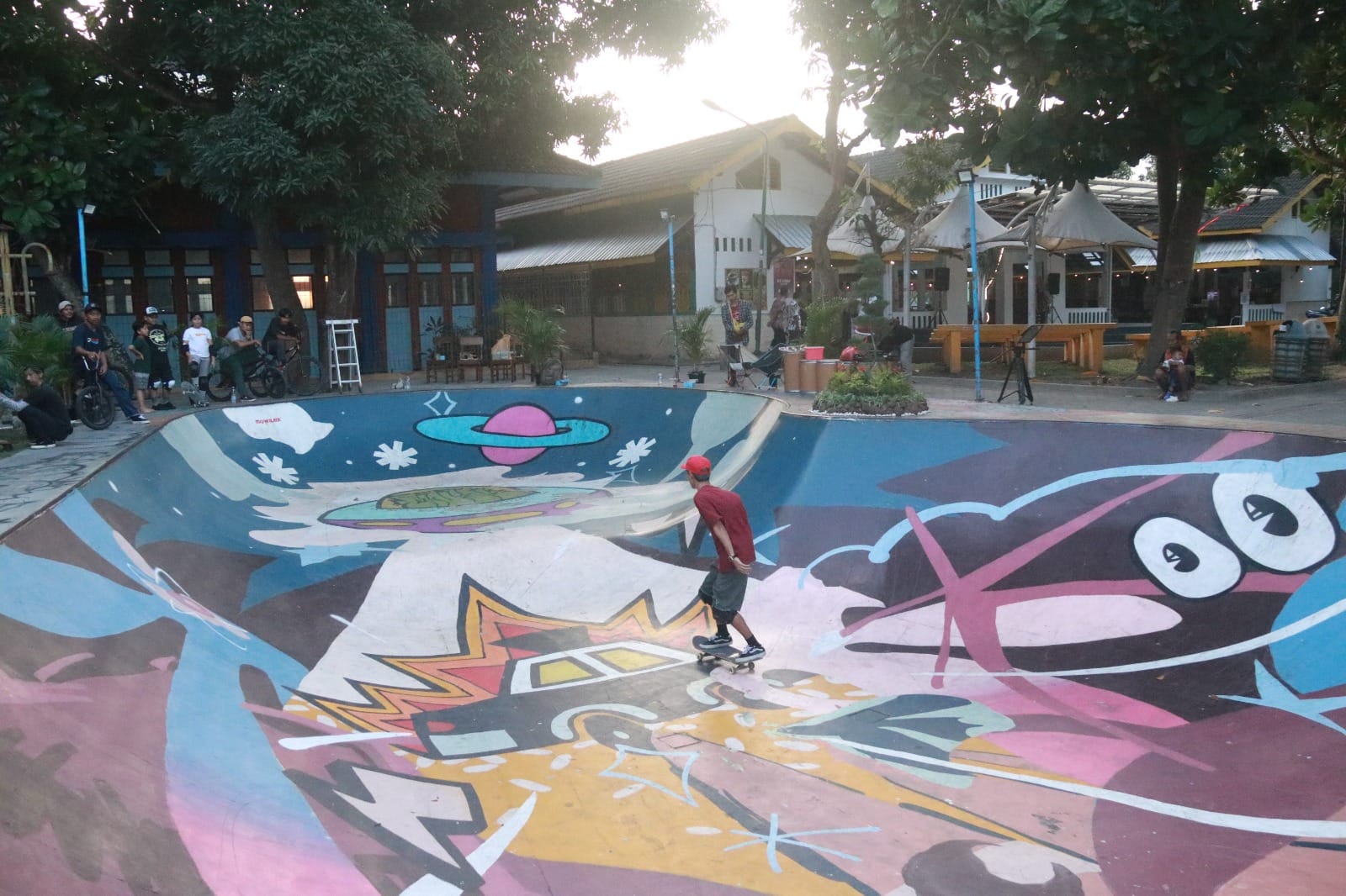ALTERNATIF: PASTHY Skate Bowl di kawasan Pasar Satwa dan Tanaman Hias Yogyakarta (PASTHY) di Jalan Bantul, Mantrijeron, Kota Jogja.(Dok Pemkot Jogja)