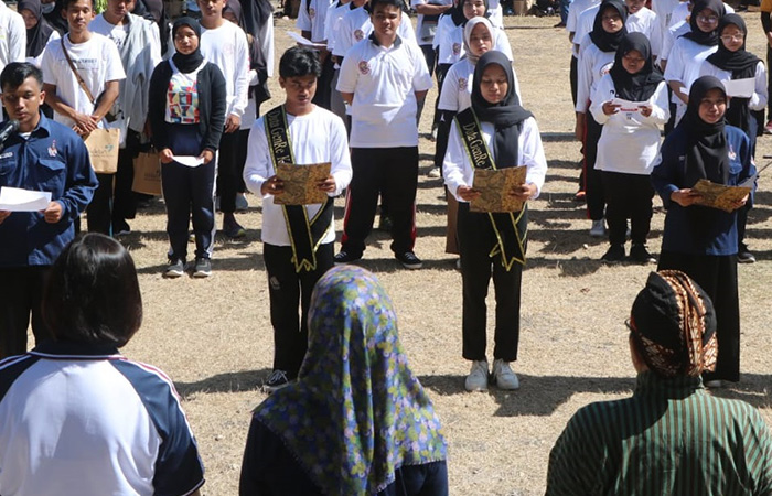 KADER: Puncak Peringatan Hari Keluarga Nasional Ke-30 di Bumi Perkemahan Lembah Pundhung Pereng, Kalurahan Jatirejo, Kapanewon Lendah.