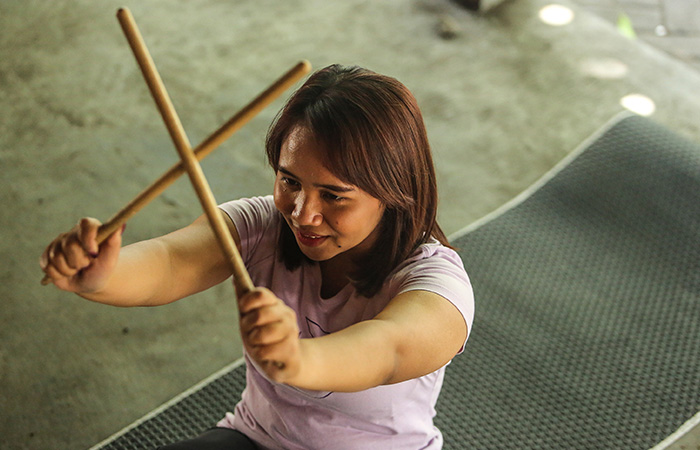 Pound fit adalah olahraga dari Amerika Serikat yang sudah masuk Indonesia sejak lima tahun lalu.