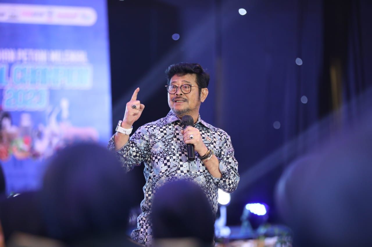 Mentan Syahrul Yasin Limpo, mengatakan pertanian sudah tidak lagi bicara masalah wilayah, tetapi sudah bersifat global.
