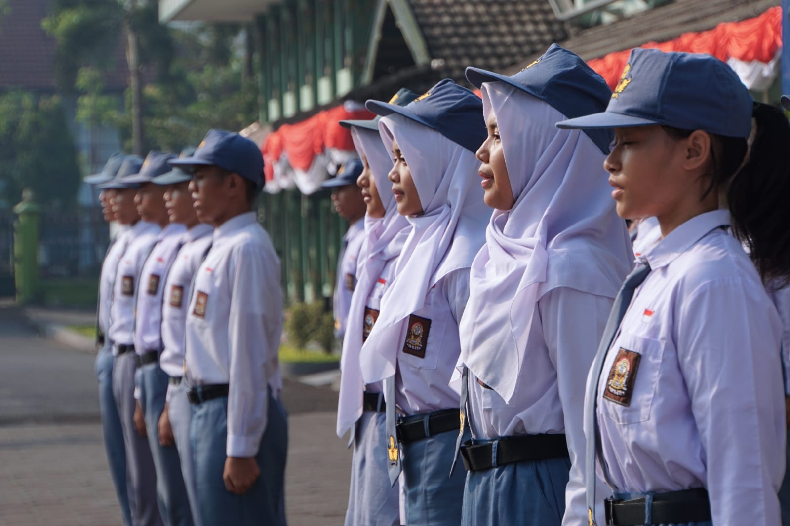 SEMANGAT: Pembukaan Pelatihan Tahap II Calon Paskibraka (Capas) Kota Jogja di Halaman Balaikota, Selasa (25/7/2023). (Dok Pemkot Jogja)