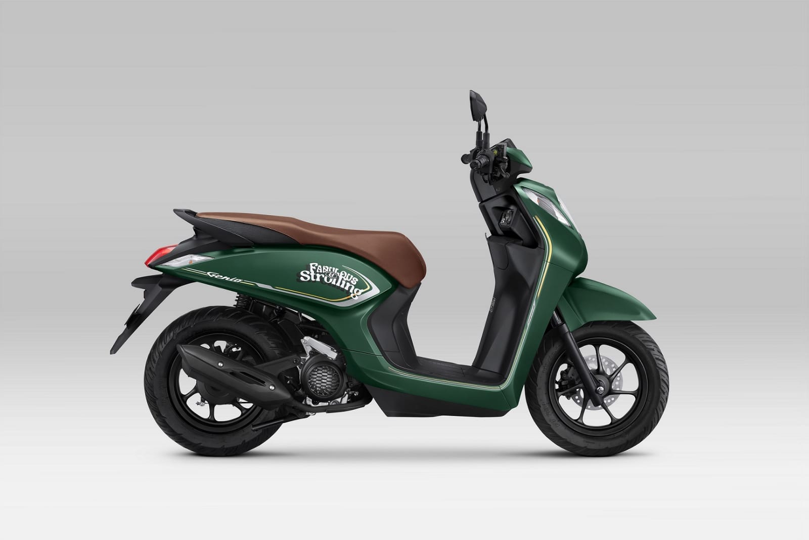 LEBIH SEGAR: New Honda Genio dengan striping yang didesain lebih stylish menguatkan kesan retro dengan garis yang simpel sesuai tren masa kini. (Istimewa)