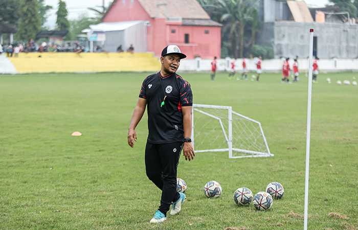 Pelatih sekaligus manajer Persiba Bantul Endro Bawono.