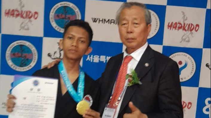 MEMBANGGAKAN: Siswa MAN 1 Gunungkidul Raih Emas Hapkido