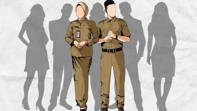 Ilustrasi pegawai negeri sipil. (Jawa Pos)