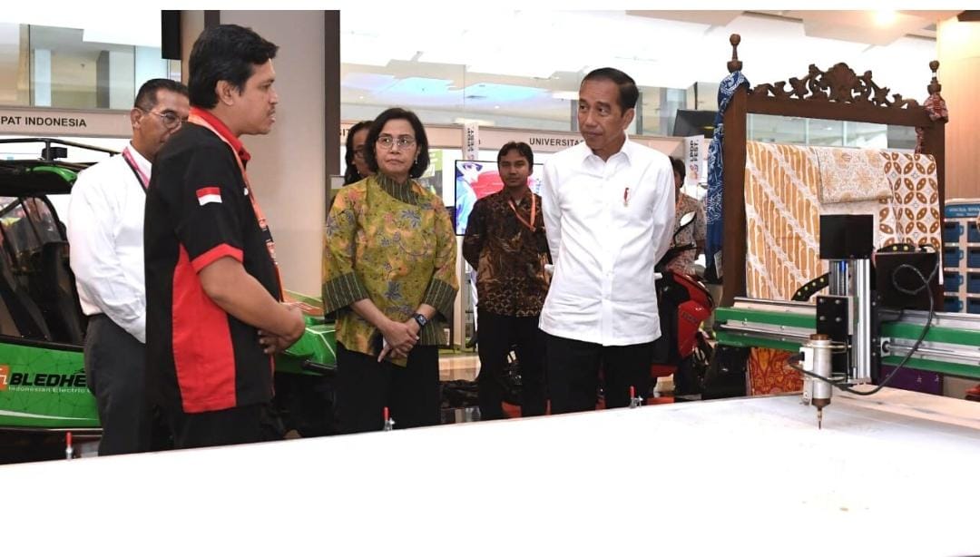 TANAH AIR: Presiden Joko Widodo menghadiri acara LPDP Fest di Kasablanka Hall, Jakarta, pada Kamis (3/8/2023). (BPMI Setpres/Kris)