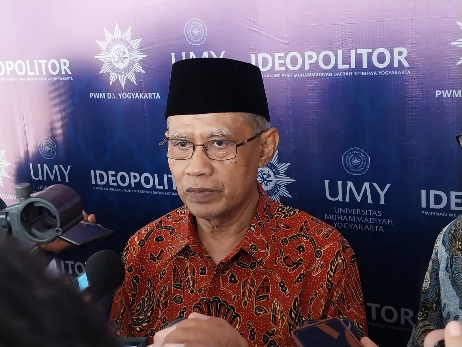 PERSPEKTIF: Ketua Umum PP Muhammadiyah Haedar Nashir. (Wulan Yanuarwati/Radar Jogja)