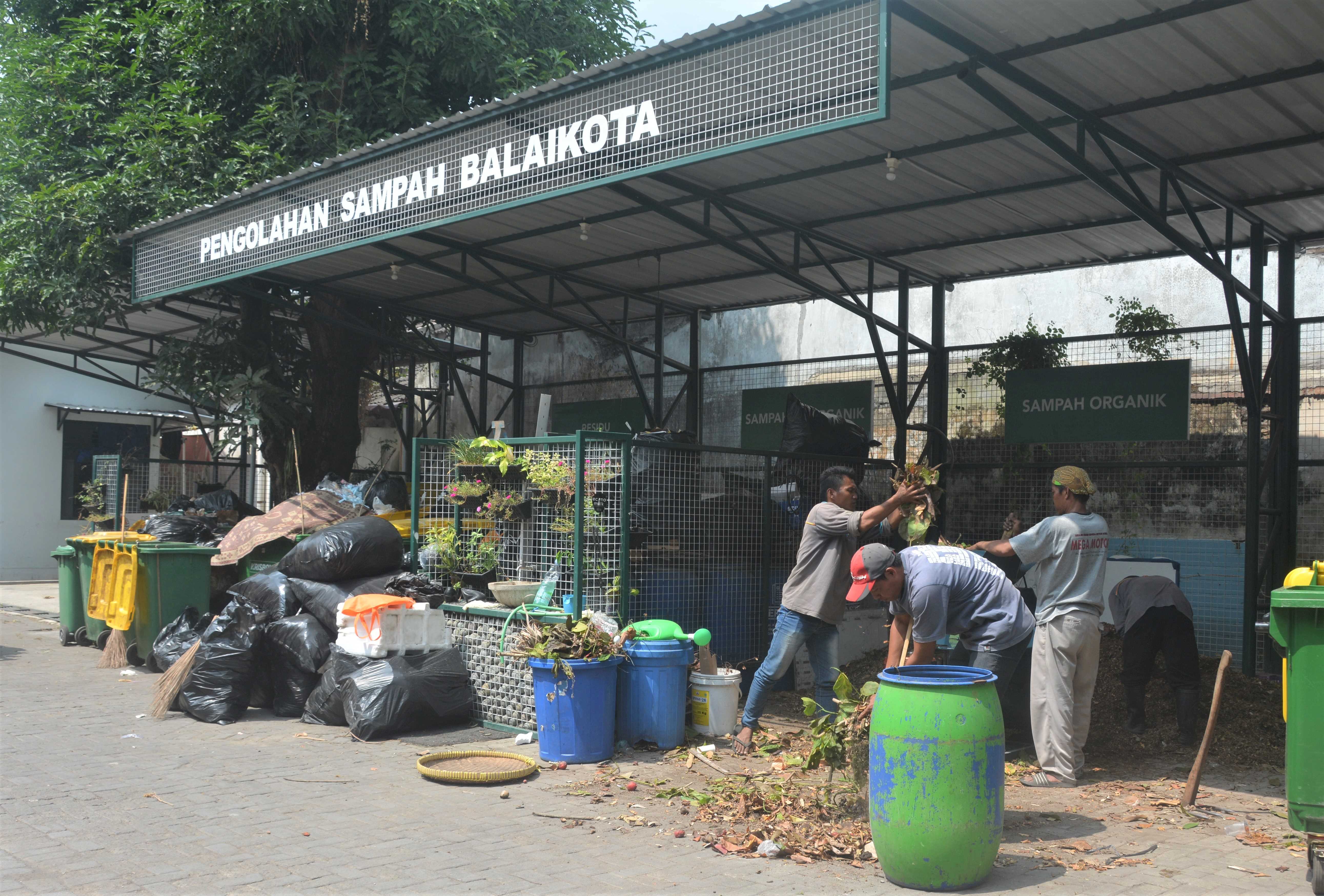 Bank Sampah khusu yang lokasinya berada di kawasan Balai Kota Jogja