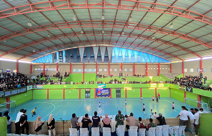 Suasana pertandingan Futsal Bipati Cup 2023 di SEW beberapa waktu lalu.