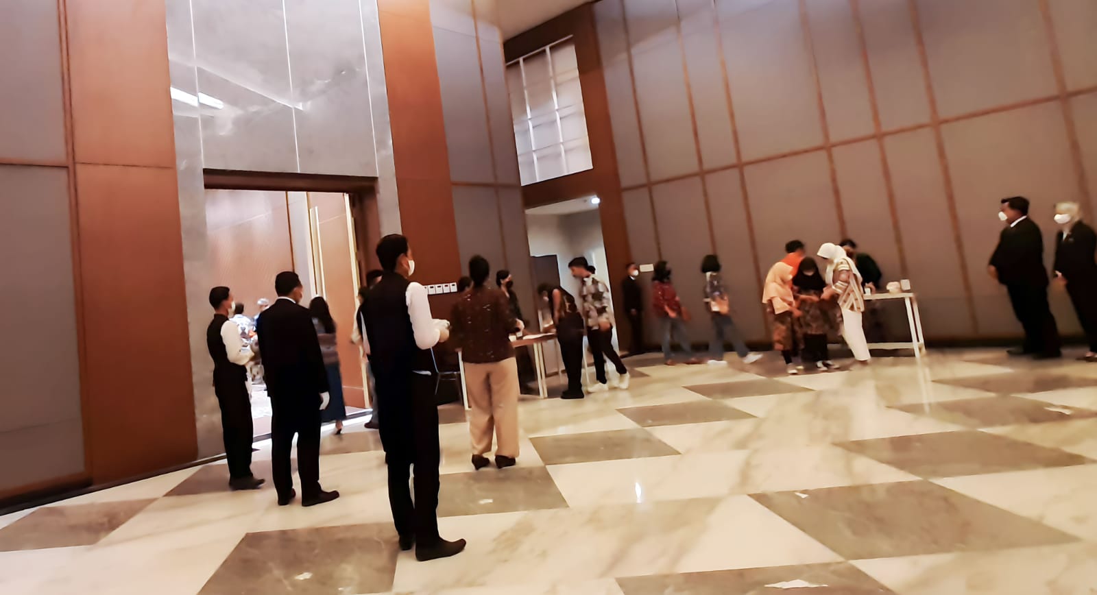 TREN POSITIF: Suasana ballroom Hotel Santika di Jl Wonosari-Jogja Gunungkidul.(Gunawan/Radar Jogja).