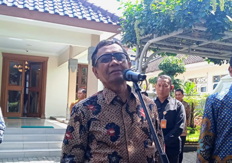 SISTEM HUKUM: Menteri Koordinator Hukum dan Keamanan (Menko Polhukam) Mahfud MD. (Wulan Yanuarwati/Radar Jogja)
