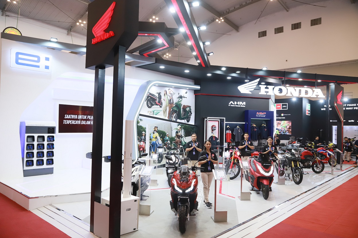 PT Astra Honda Motor (AHM) hadir di Gaikindo Indonesia International Auto Show (GIIAS) 2023 dengan menampilkan jajaran model sepeda motor Honda.