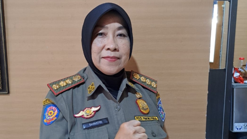 PEDULI: Kepala Satpol PP Sleman Shavitri Nurmala Dewi. (Istimewa)
