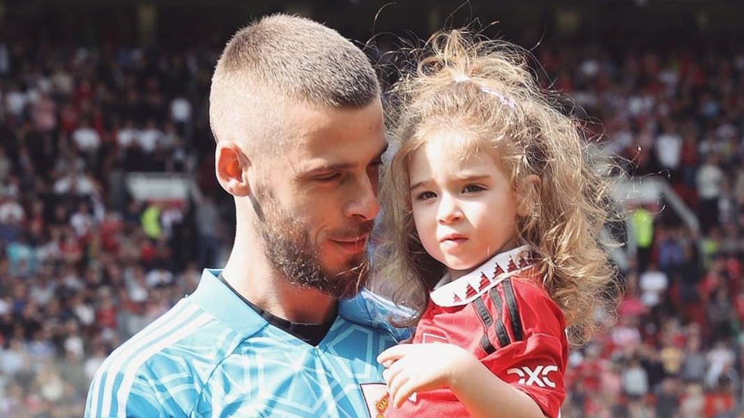 BEBAS: David de Gea saat berseragam Manchester United. (IG de gea)