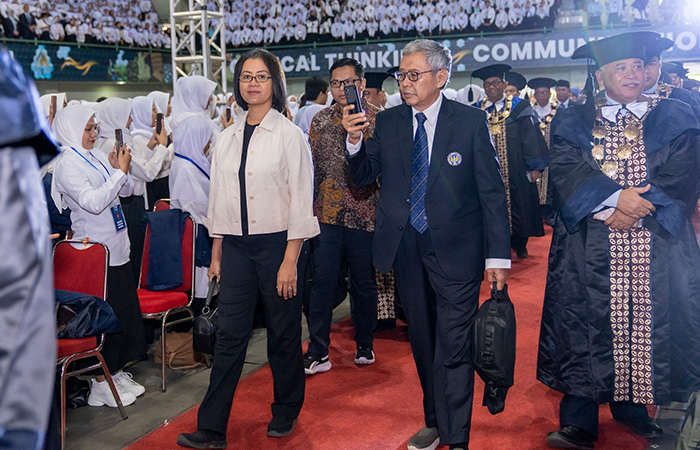 Gusti Ratu Mangkubumi (GKR) saat kuliah umum di depan puluhan ribu mahasiswa UNY Jogja, Senin (7/8/2023).