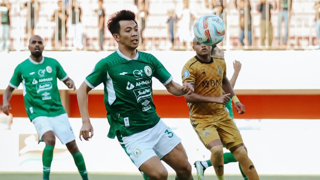 MENANG: PSS Sleman mengalahkan Bhayangkara FC dengan skor 3-1 di Stadion Maguwoharjo Minggu (13/8).  (PSS)