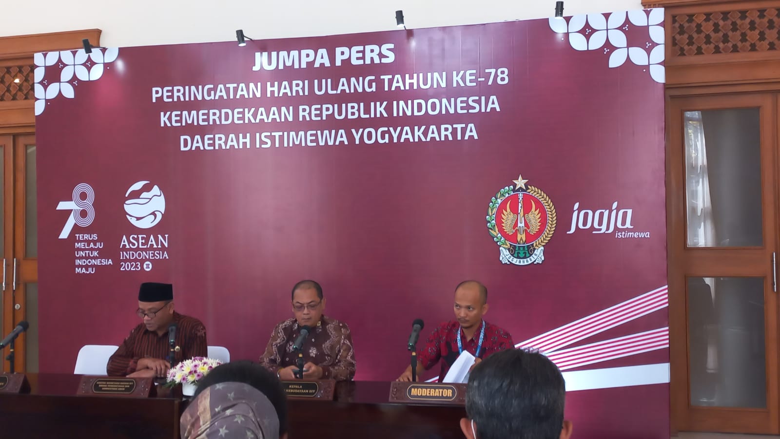 KEBANGSAAN: Jumpa pers Konser Serenade Bunga Nangsa #9. (Winda Atika Ira P/Radar Jogja)