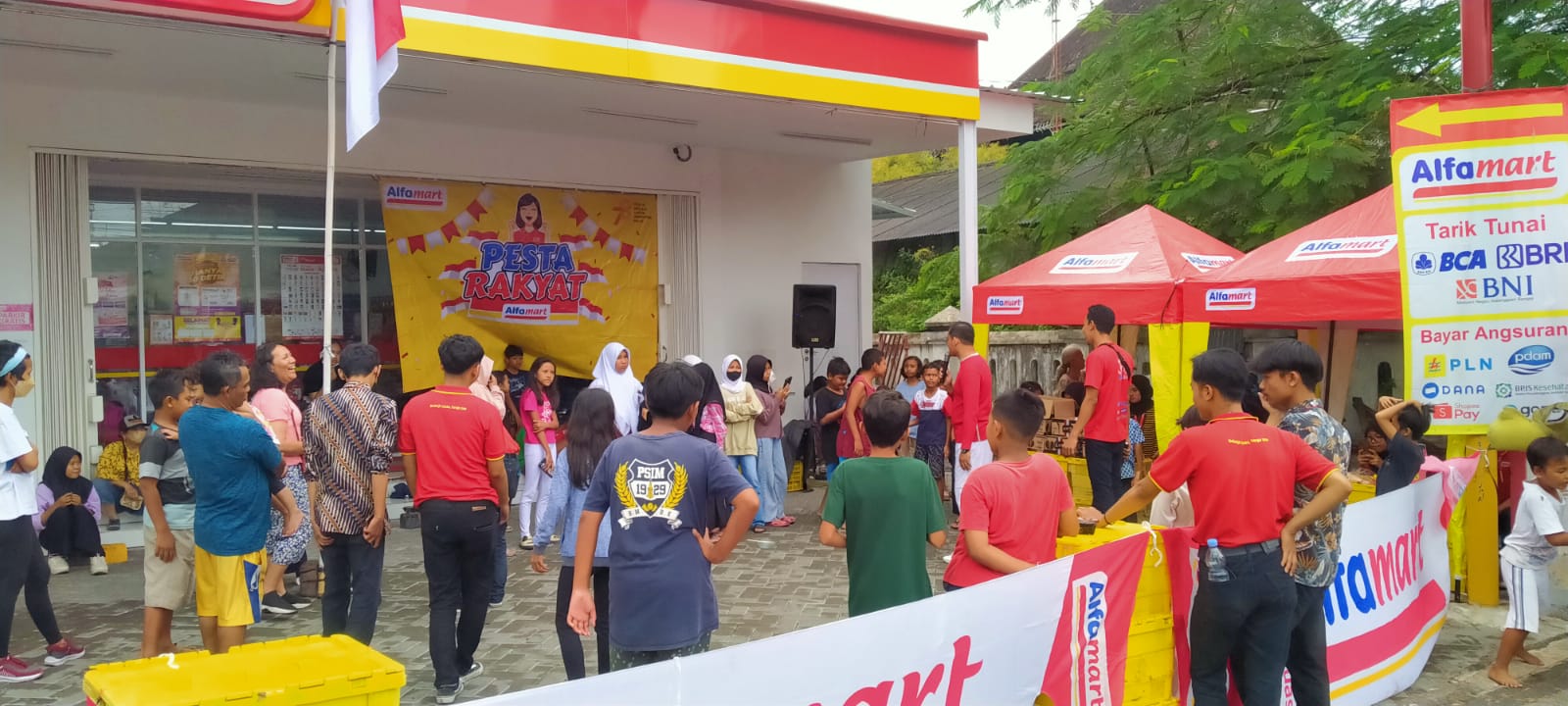 HUT RI: Alfamart punya cara menarik untuk meriahkan Hari Ulang Tahun Kemerdekaan RI yang ke-78. (ALFAMART FOR RADAR JOGJA)