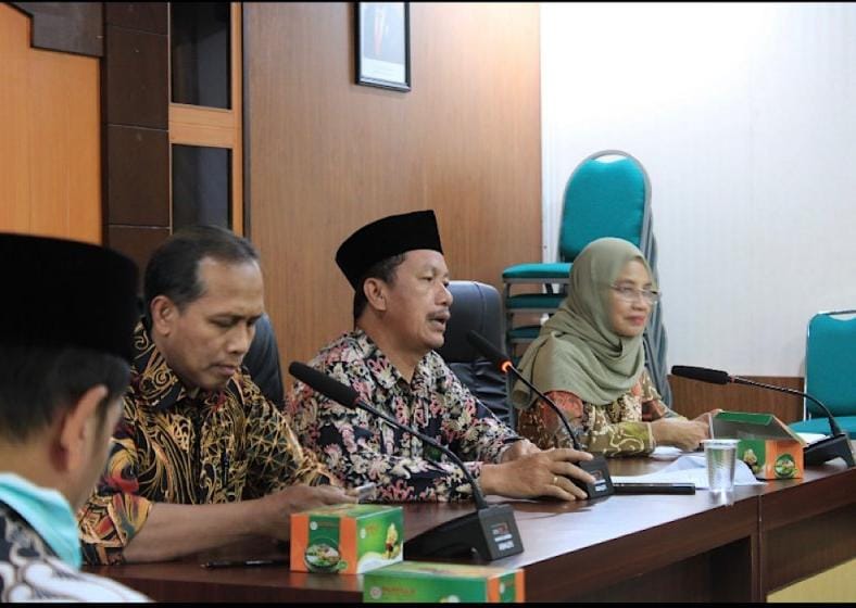 BAKAT: Arahan lomba PAI tingkat TK pada Rapat Koordinasi bersama para dewan juri, Rabu (16/8/2023) di Ruang Rapat PTSP Kemenag DIY. (Dok Kemenag DIY)
