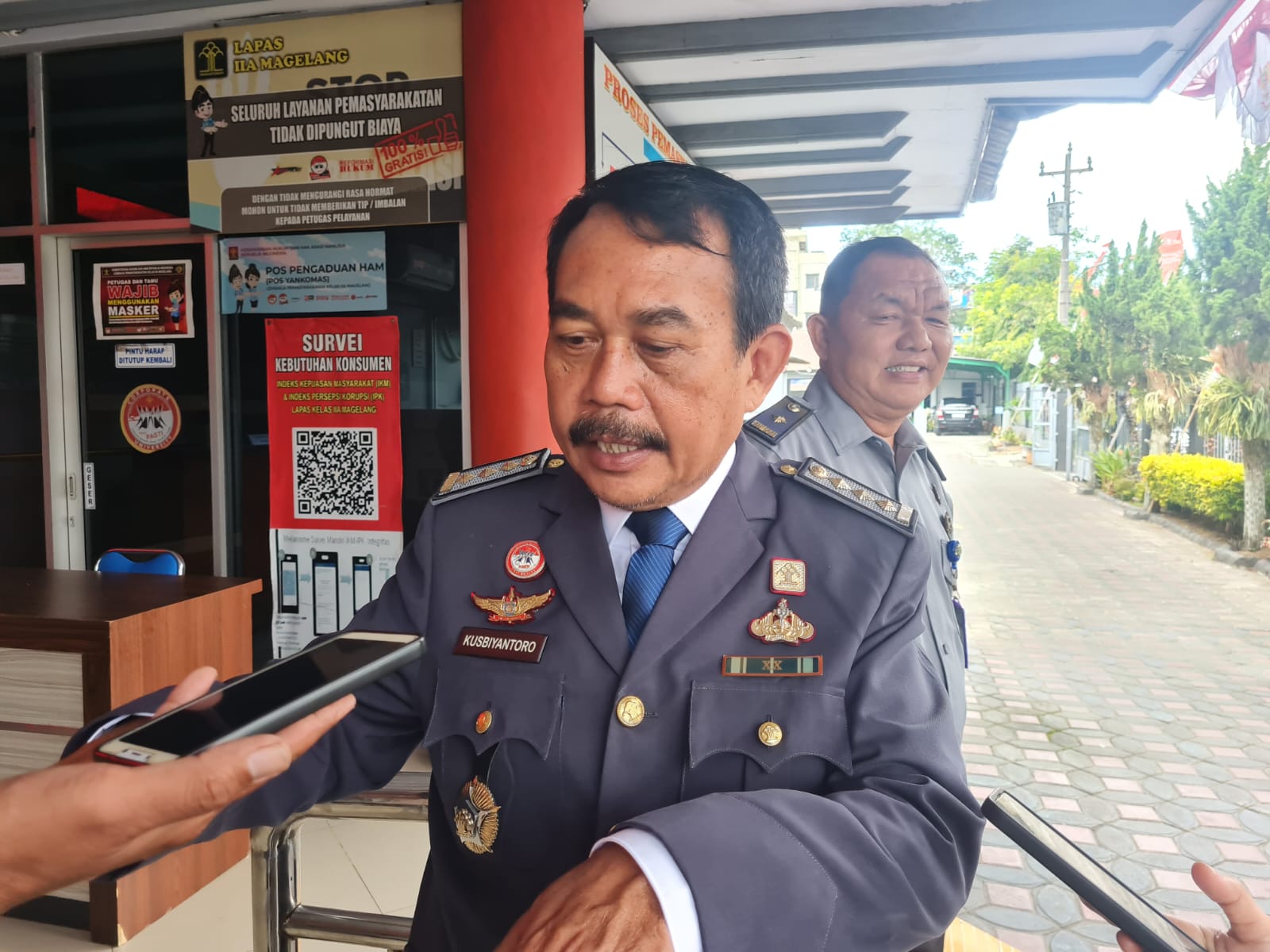 PENUH: Plt Kepala Lapas Kelas II A Magelang Kusbiyantoro. (aila Nihayah/Radar Jogja)