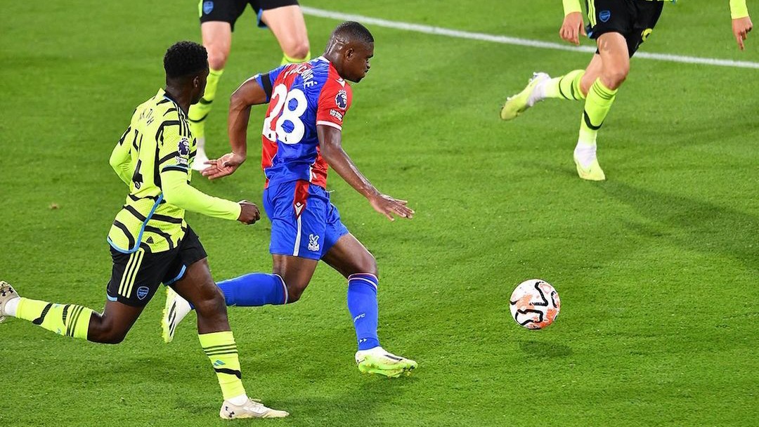 KAWAL: Pertandingan Crystal Palace melawan Arsenal. (Dok Crystal Palace)